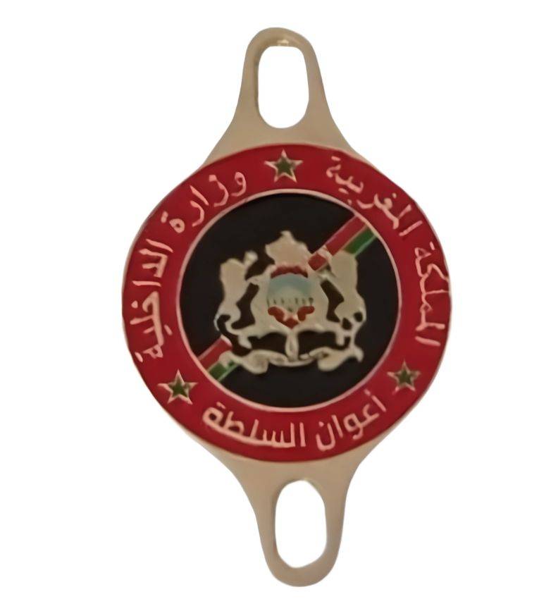 macaron badge de voiture en cuivre pour Agents d’Autorité, Macaron Officiel Haute Qualité